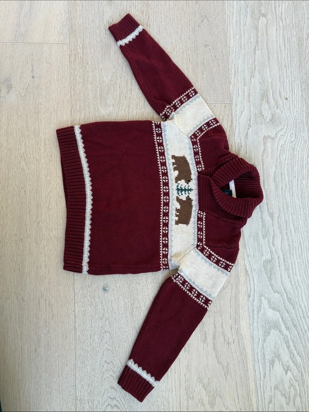 Janie and Jack warm maroon
